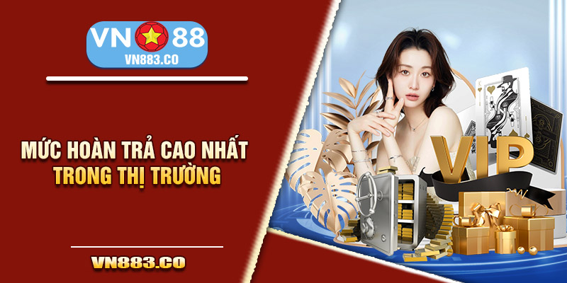 Mức hoàn trả cao nhất trong thị trường